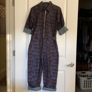 FashionNova Jean jumpsuit